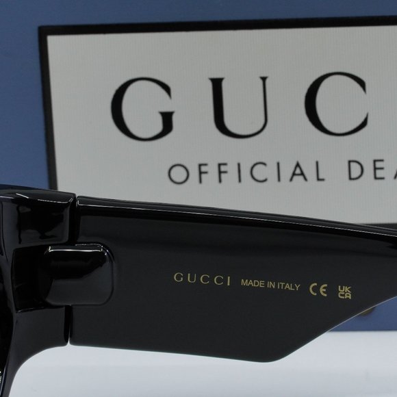 FINAL PRICE NEW GUCCI GG1544S 001 BLACK GREY SUNGLASSES - Picture 6 of 11